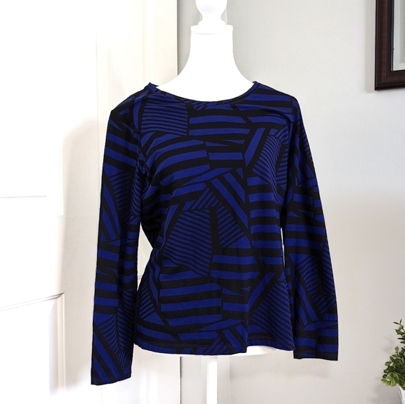 𝅺CHICO'S Geometric Print Top - Picture 1 of 5